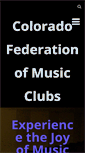 Mobile Screenshot of cfmc-music.org